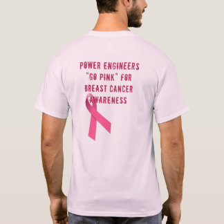 T-shirt da consciência do cancro da mama da NUCA