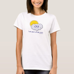 T-shirt da consciência do CFS