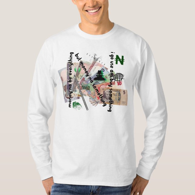 t-shirt da conversa do dinheiro (Frente)