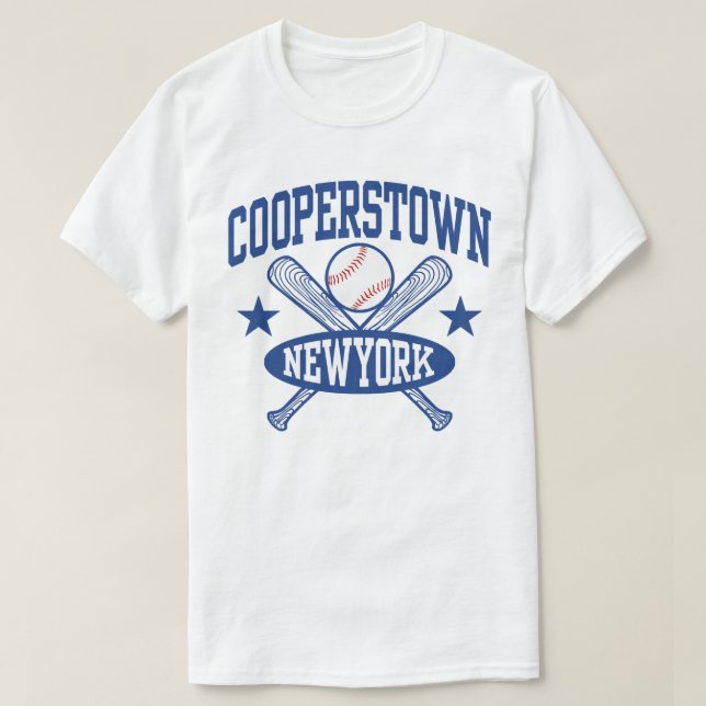 t-shirt da Cooperstown New York (Frente do Design)