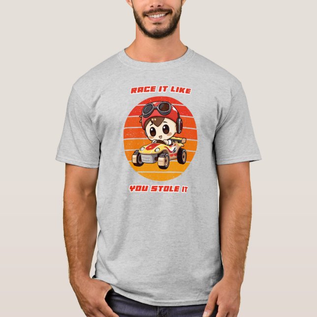 T-Shirt da Corrida de Carro RC (Frente)