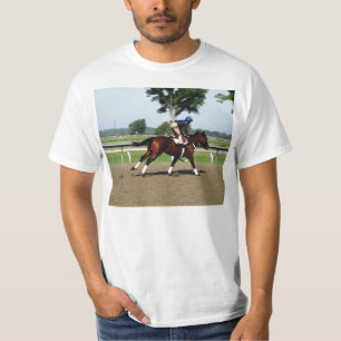 T-shirt da corrida de cavalos