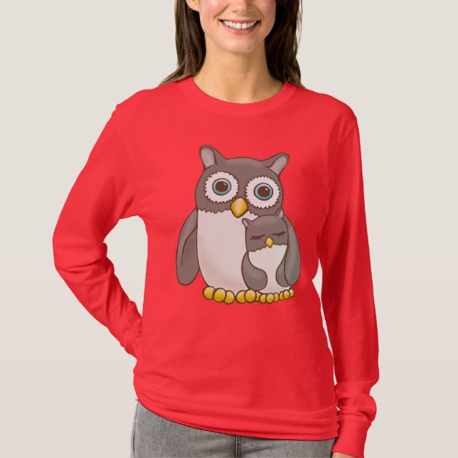 T-shirt da coruja amor sempre você (Frente)