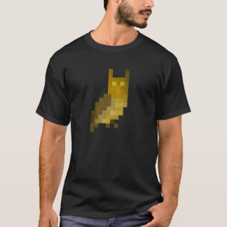 T-shirt da coruja do pixel