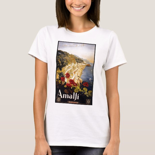 T-shirt da costa de Amalfi (Frente)