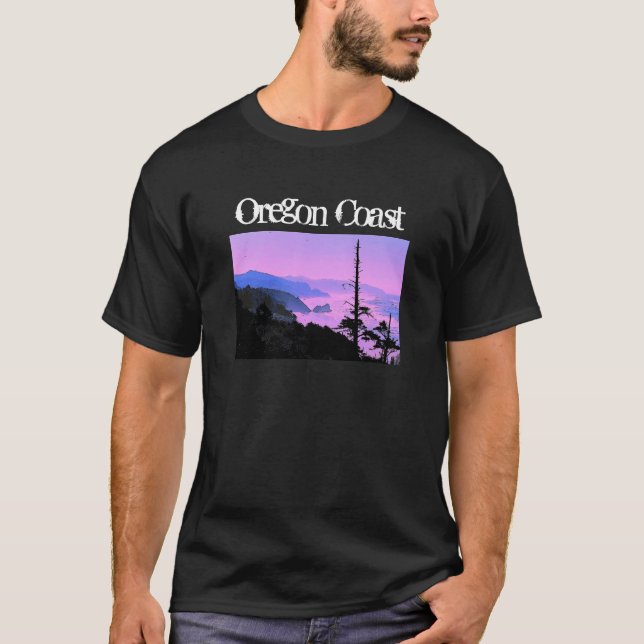 T-shirt da costa de Oregon (Frente)