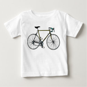 T-shirt da criança da bicicleta