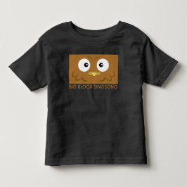 T-shirt da criança da coruja de BBSS