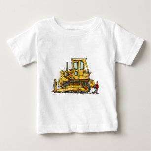 T-shirt da criança da escavadora da escavadora