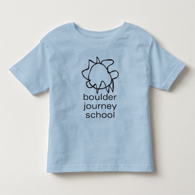 T-shirt da criança da escola da viagem de Boulder (Frente)