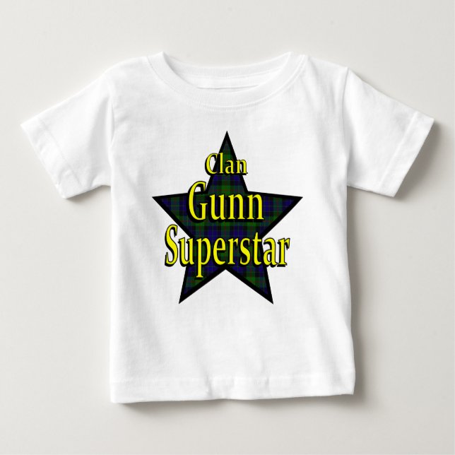 T-shirt da criança da estrela mundial de Gunn do (Frente)