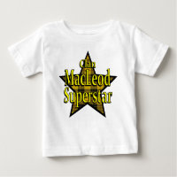 T-shirt da criança da estrela mundial de MacLeod