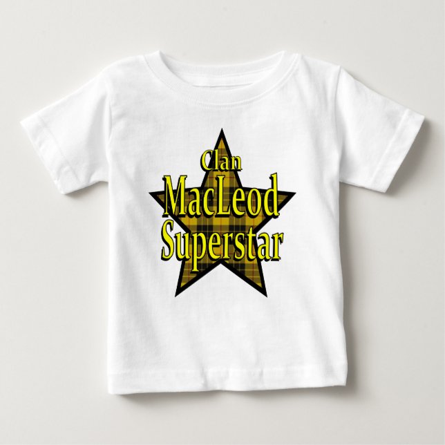 T-shirt da criança da estrela mundial de MacLeod (Frente)