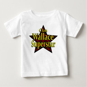 T-shirt da criança da estrela mundial de Wallace