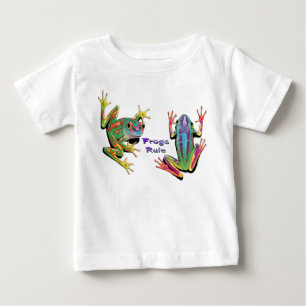 T-shirt da criança da regra dos sapos