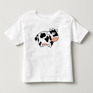 T-shirt da criança da vaca