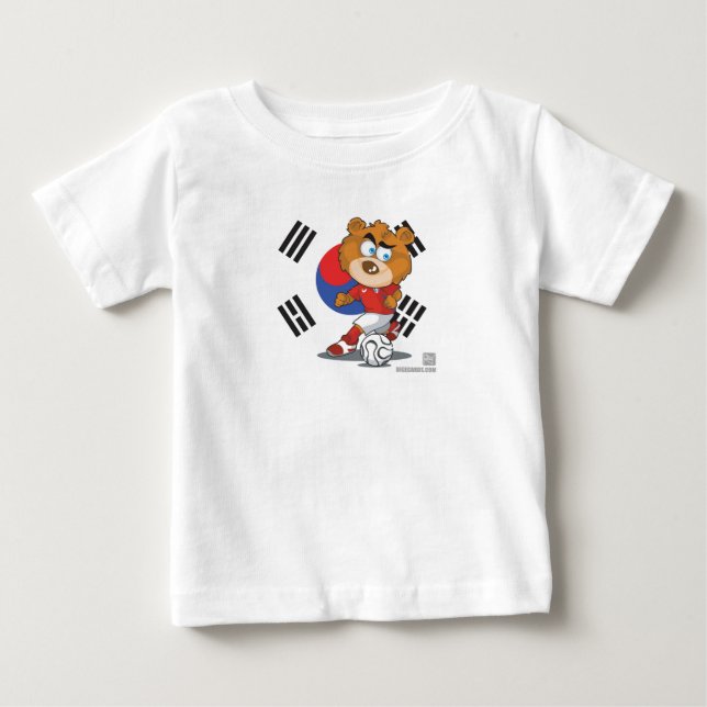 T-shirt da criança de Coreia do Sul (Frente)