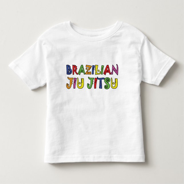 T-shirt da criança de Jiujitsu do brasileiro (Frente)