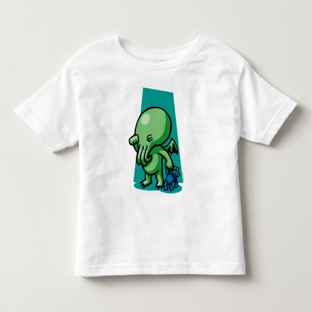 T-shirt da criança de Sleepytime Cthulhu (Frente)