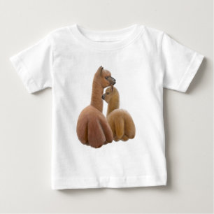 T-shirt da criança do amor da alpaca