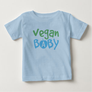 T-shirt da criança do bebé do Vegan