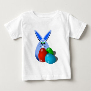 T-shirt da criança do coelhinho da Páscoa