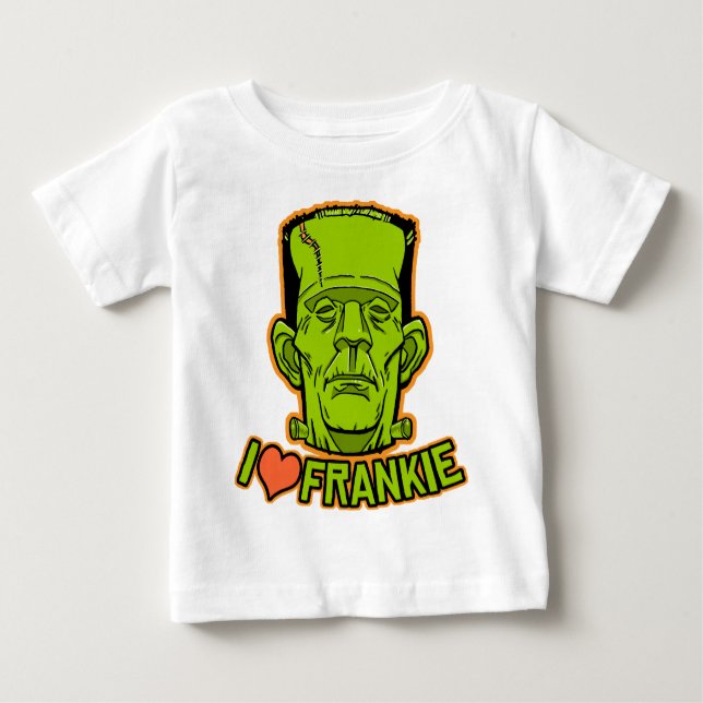 T-shirt da criança do Dia das Bruxas Frankenstein (Frente)