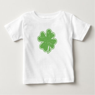 T-shirt da criança do dia de St Patrick do trevo
