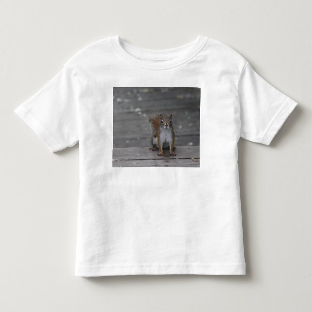 T-shirt da criança do esquilo (Frente)