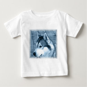T-shirt da criança do Malamute do Alasca