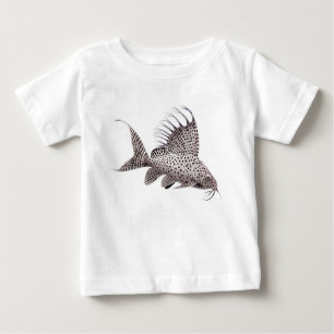 T-shirt da criança do peixe-gato de Synodontis
