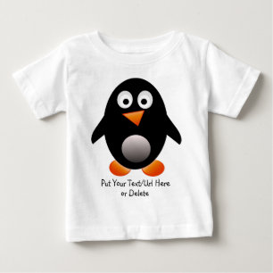 T-shirt da criança do pinguim