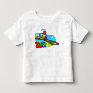 T-shirt da criança do trem de TuTiTu