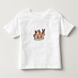 T-shirt da criança - Flopsy, Mopsy e coelho