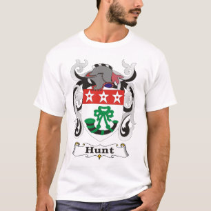 T-shirt da crista da família da caça