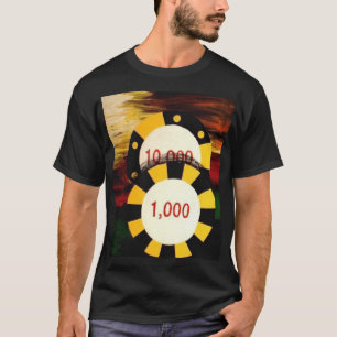 T-shirt da decoração da arte das microplaquetas