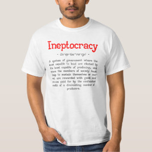 T-shirt da definição de Ineptocracy