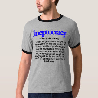 T-shirt da definição de Ineptocracy