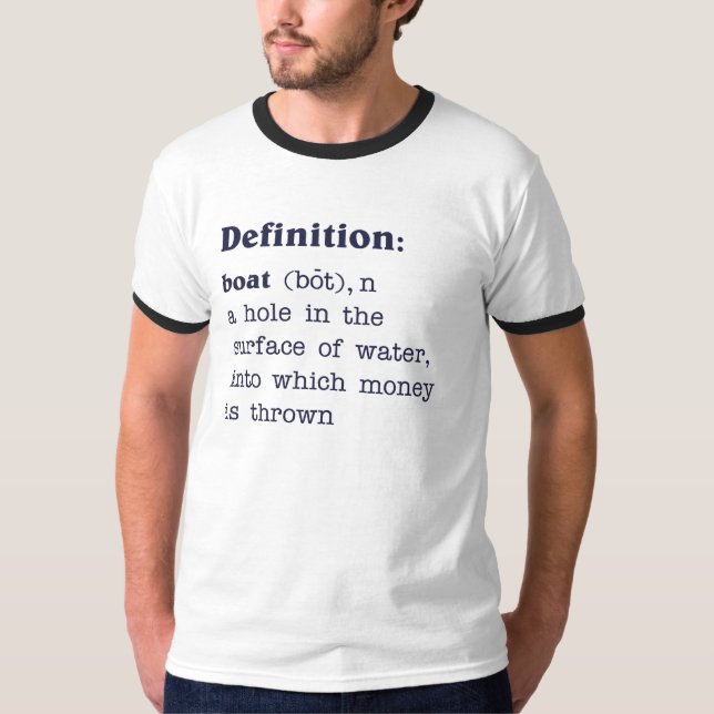 T-shirt da definição do barco (Frente)