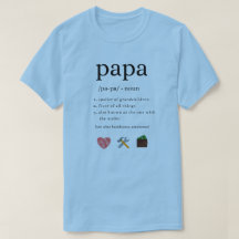 T-shirt da definição do vovô da papá