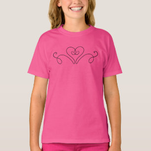 T-Shirt da Design de Coração