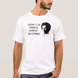 T-shirt da dissidência de Rosa Luxemburg
