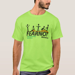 T-shirt da divisa do roupa de FearNot