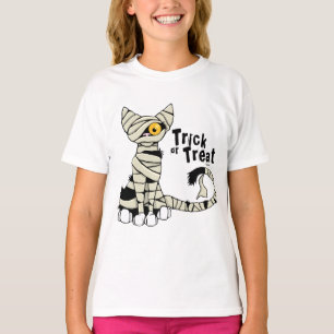 T-shirt da doçura ou travessura do gato da mamã