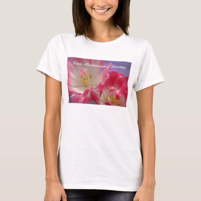 T-shirt da doença de Parkinson da cura (Frente)