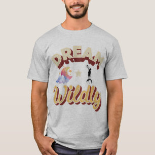 t-shirt da Dream Wilely Aestic Retro Moon & Stars