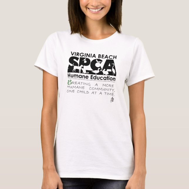 T-shirt da educação humana de VBSPCA (Frente)
