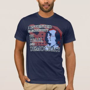 T-shirt da eletricidade & da democracia de