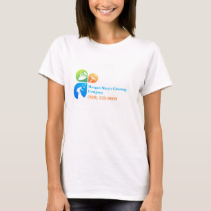 T-Shirt da Empresa de Limpeza Personalizada Frente