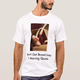 T-shirt da empresa de mudanças